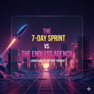 The “7-Day Sprint” vs. The “Endless Agency”: How to Launch Quality Without the Wait